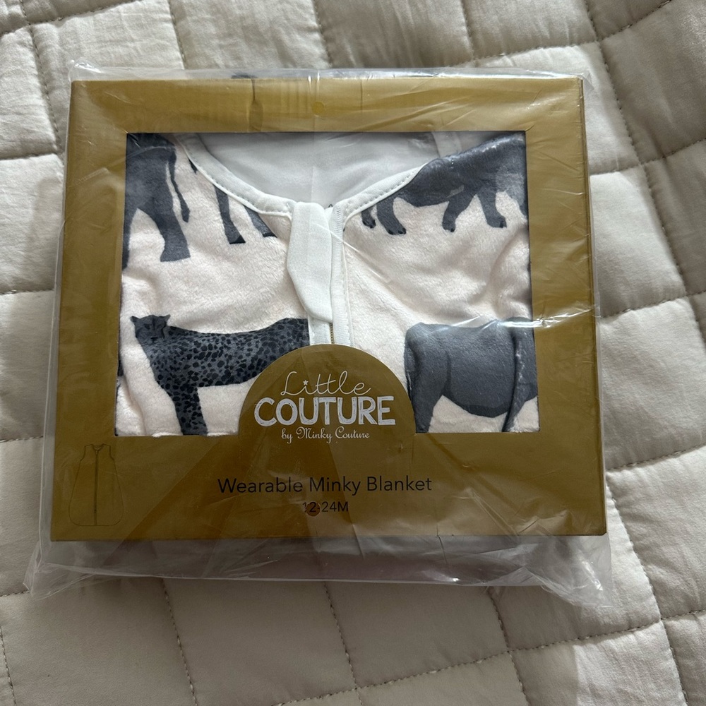 Minky couture sleep sack- Brand new.